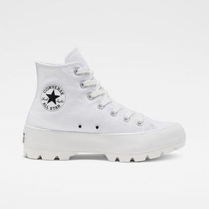 WOMENS CONVERSE WHITE LUGGED HIGH TOP SNEAKER SZ 6.5